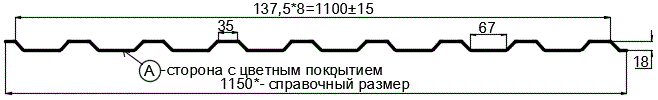 Фото: Профнастил МП20 х 1100 - A (PureTech_Mat-20-7024-0.5) в Орехово-Зуево