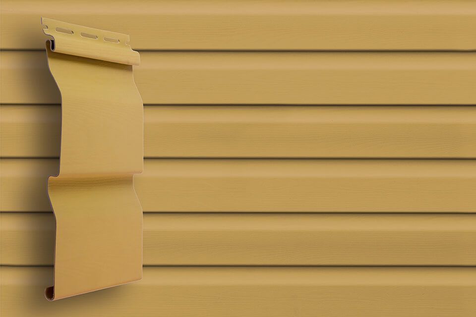 Сайдинг Корабельная доска Grand Line Color Plus кремовый (3,0м)