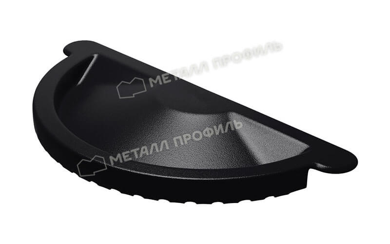Заглушка желоба D125 GS lite (ПЭД-01-9005\9005-0.6)