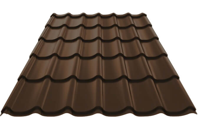 Металлочерепица МП Ламонтерра-XL (PURETAN-20-RR32-0.5)